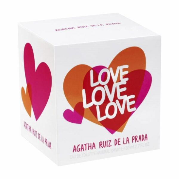 Fragancia Para Dama Love Edt AGATHA RUIZ DE LA PRADA 80 Ml - Imagen 3