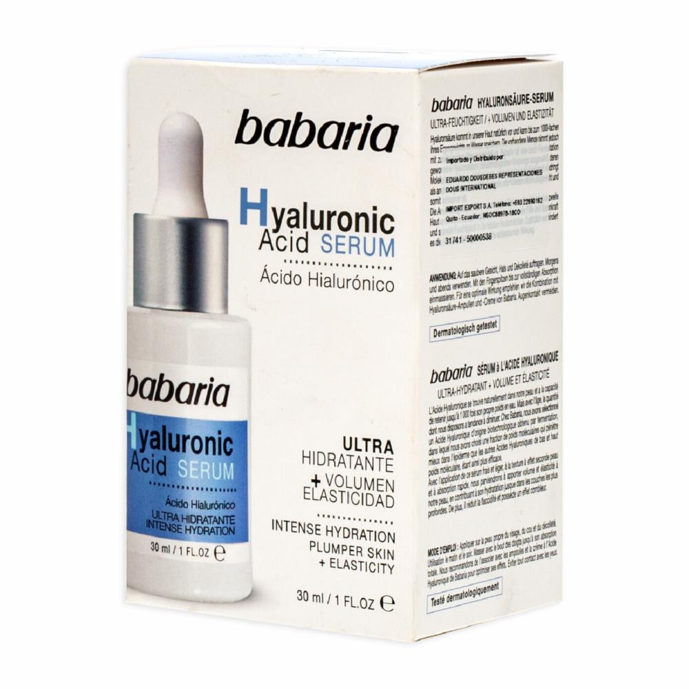 Sérum Facial Con Ácido Hialurónico BABARIA 30 Ml - Imagen 4