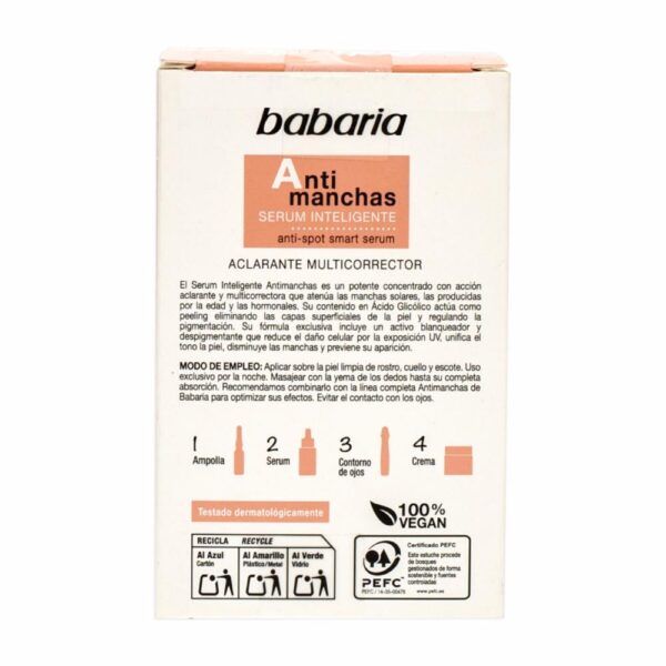 Sérum Facial Inteligente Anti-Manchas BABARIA 30 Ml - Imagen 2