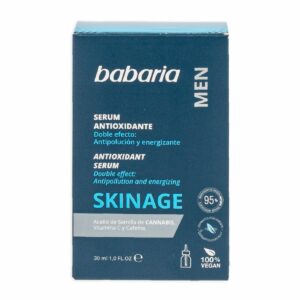 Sérum Facial Antioxidante Skinage Con Aceite De Semilla De Cannabis BABARIA MEN 30 Ml