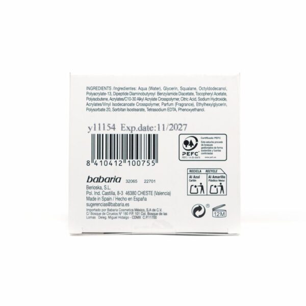Crema Facial Efecto Botox TotaLift Día Y Noche BABARIA 50 Ml - Imagen 3