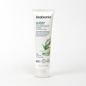 Gel Limpiador Facial Matificante Con Aloe Vera Y Alga Verde BABARIA 150 Ml
