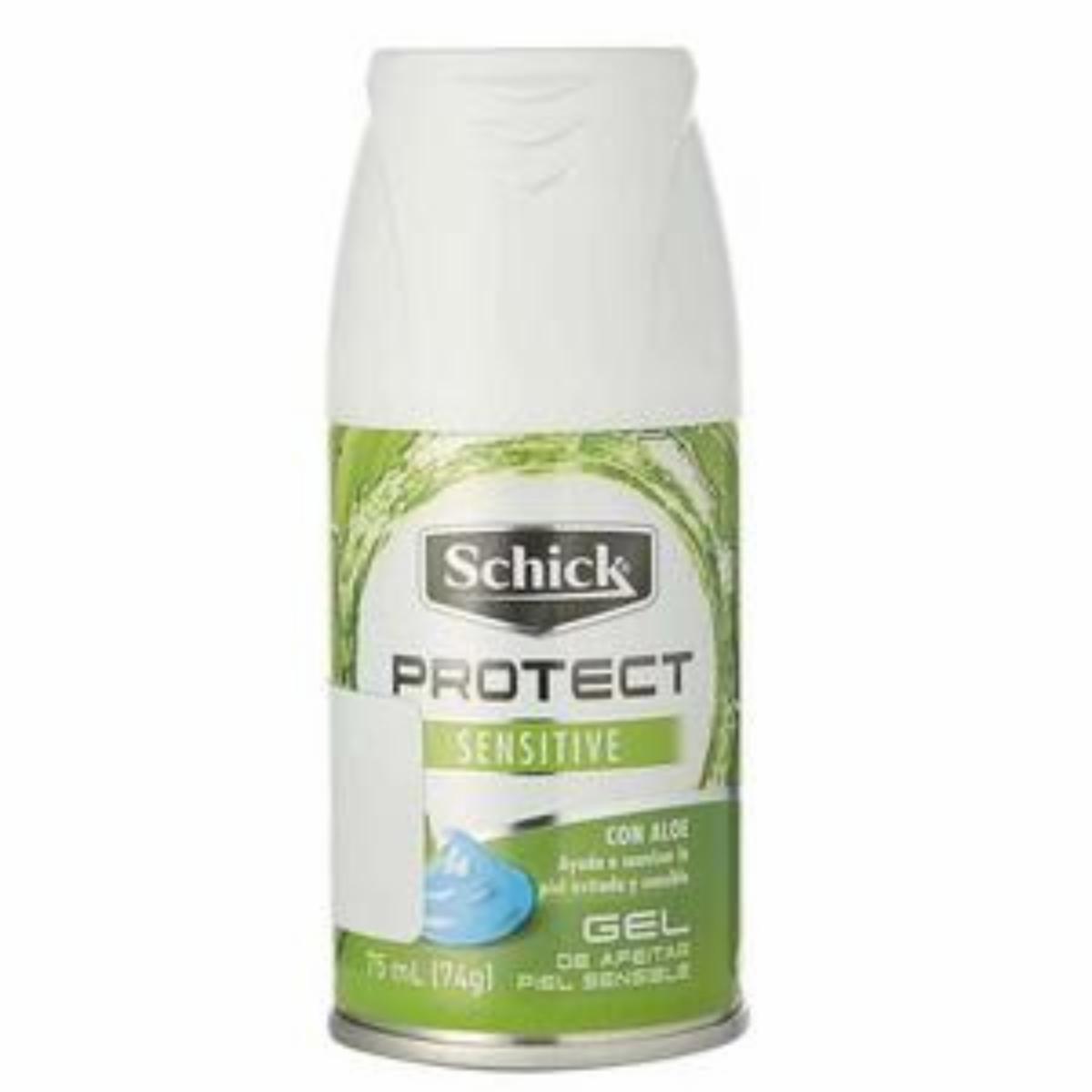 Gel De Afeitar Protect Sensitive SCHICK 75 Ml