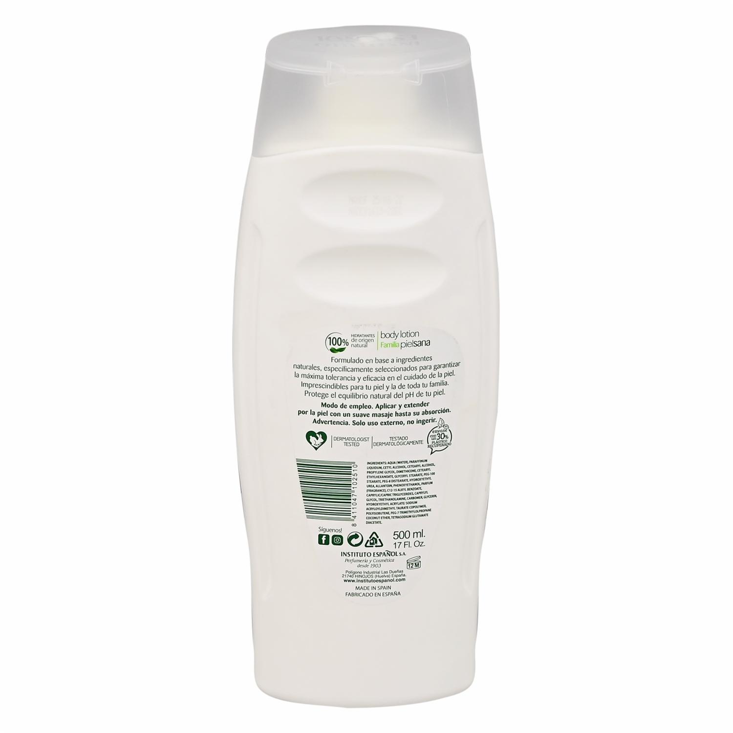 Loción Corporal Piel Sana INSTITUTO ESPAÑOL 500 Ml