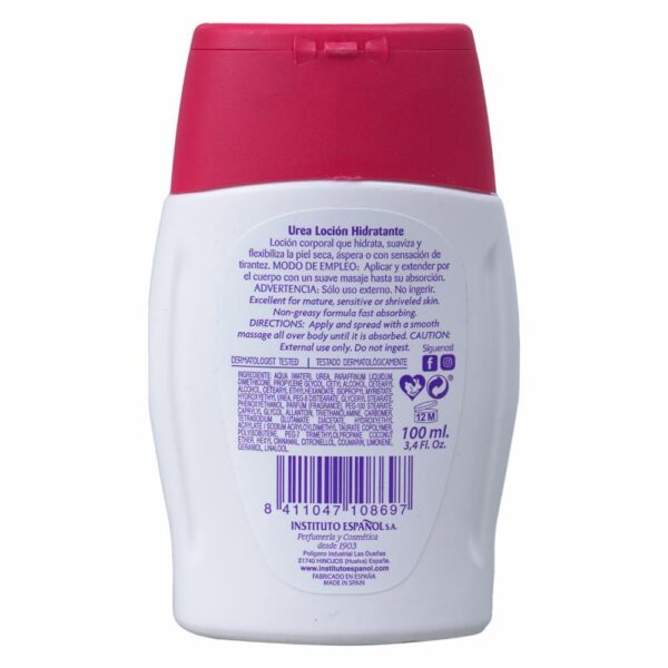 Crema Corporal Hidratante A Base De Úrea INSTITUTO ESPAÑOL Presentación De 100 Ml - Imagen 2