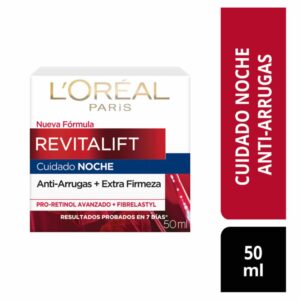 Crema Facial De Noche Anti Arrugas + Extra Firmeza Revitalift L´ORÉAL 50 Ml