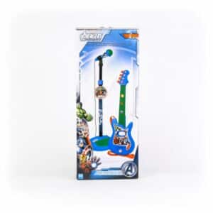 Set De Guitarra Con Micrófono AVENGERS 3 Piezas