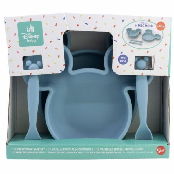 Vajilla Mickey DISNEY 4 Piezas
