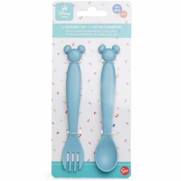 Set De Cubiertos Mickey DISNEY 2 Piezas - Imagen 2