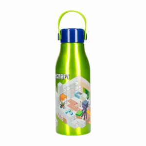 Tomatodo De Aluminio  Con Agarradera  Flexi Minecraft STOR 760 Ml