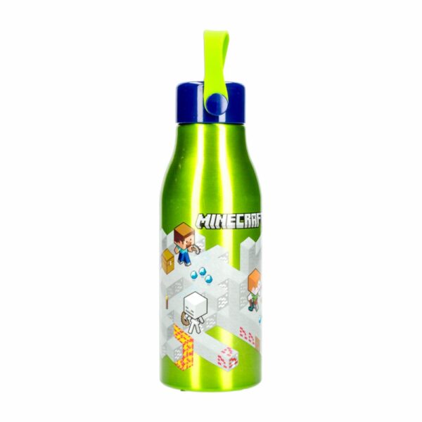 Tomatodo De Aluminio  Con Agarradera  Flexi Minecraft STOR 760 Ml - Imagen 3