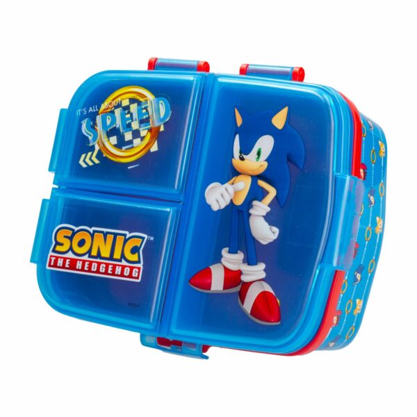 Porta Lunch Extra Grande Diseño Sonic DISNEY Unidad