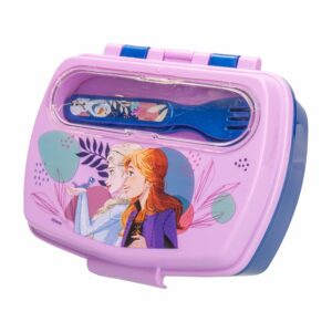 Porta Lunch Con Cubiertos Diseño Frozen DISNEY Unidad