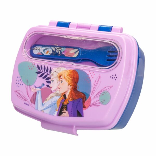 Porta Lunch Con Cubiertos Diseño Frozen DISNEY Unidad