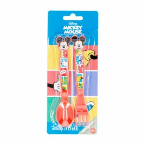 Set De Cubiertos Diseño Mickey STOR 2 Uds