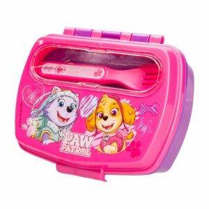 Porta Lunch Con Cubiertos Diseño Paw Patrol Niña DISNEY Unidad