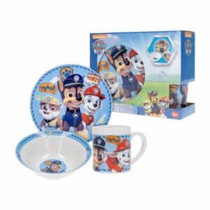Set De Vajillas 3 Piezas Redonda STOR Paw Patrol