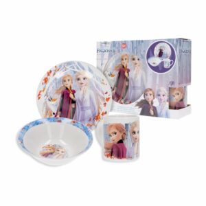 Set De Vajillas 3 Piezas Redonda STOR Frozen