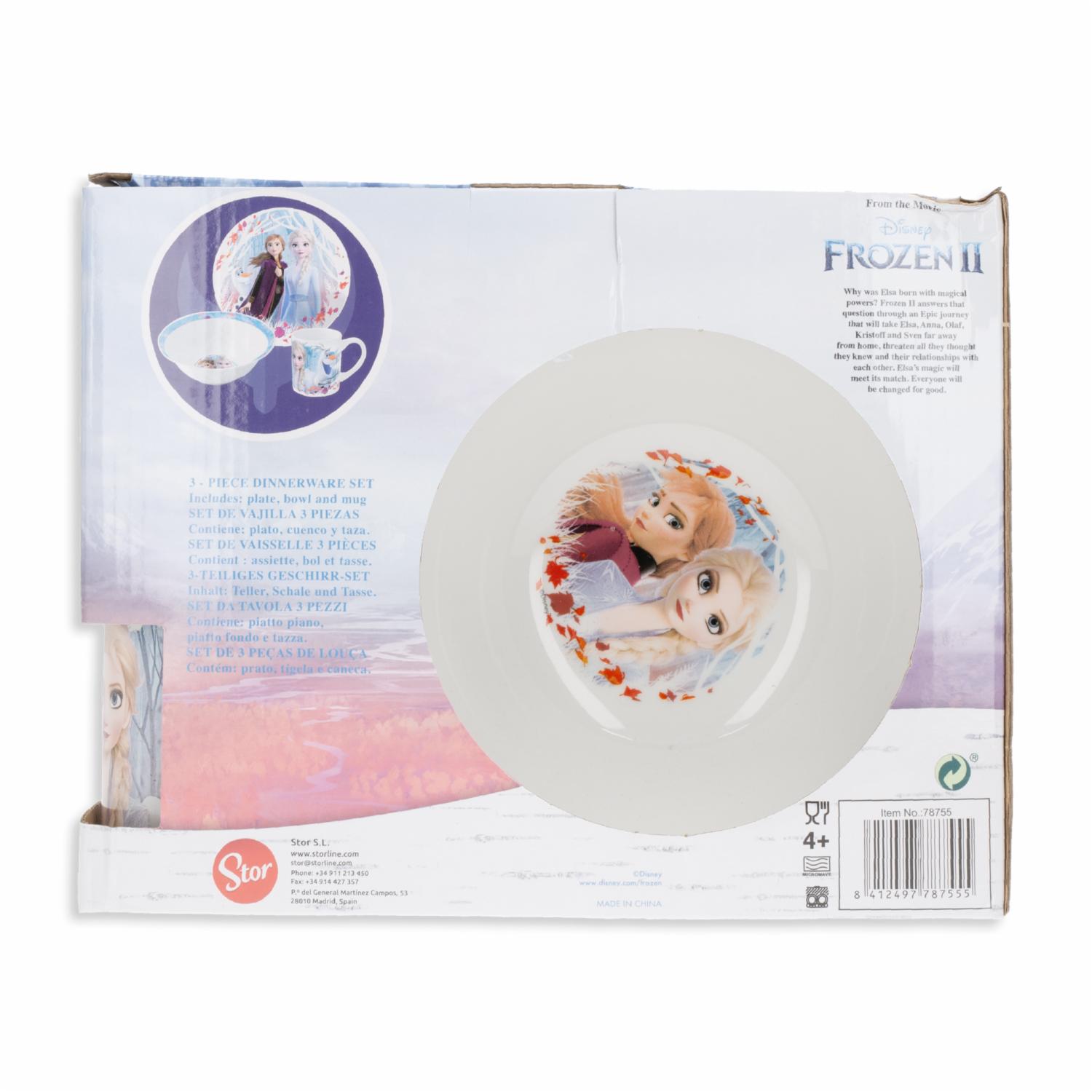 Set De Vajillas 3 Piezas Redonda STOR Frozen - Imagen 6