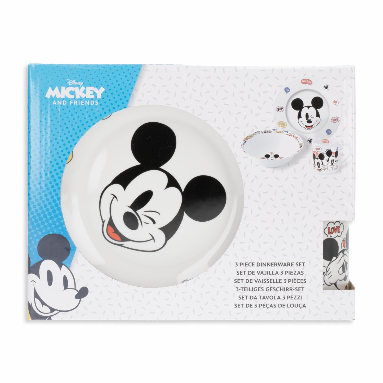 Set De Vajillas 3 Piezas Redonda STOR Mickey - Imagen 5