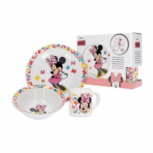 Set De Vajilla 3 Piezas Redonda STOR Minnie