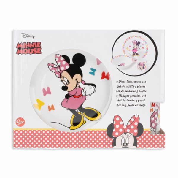 Set De Vajilla 3 Piezas Redonda STOR Minnie - Imagen 5