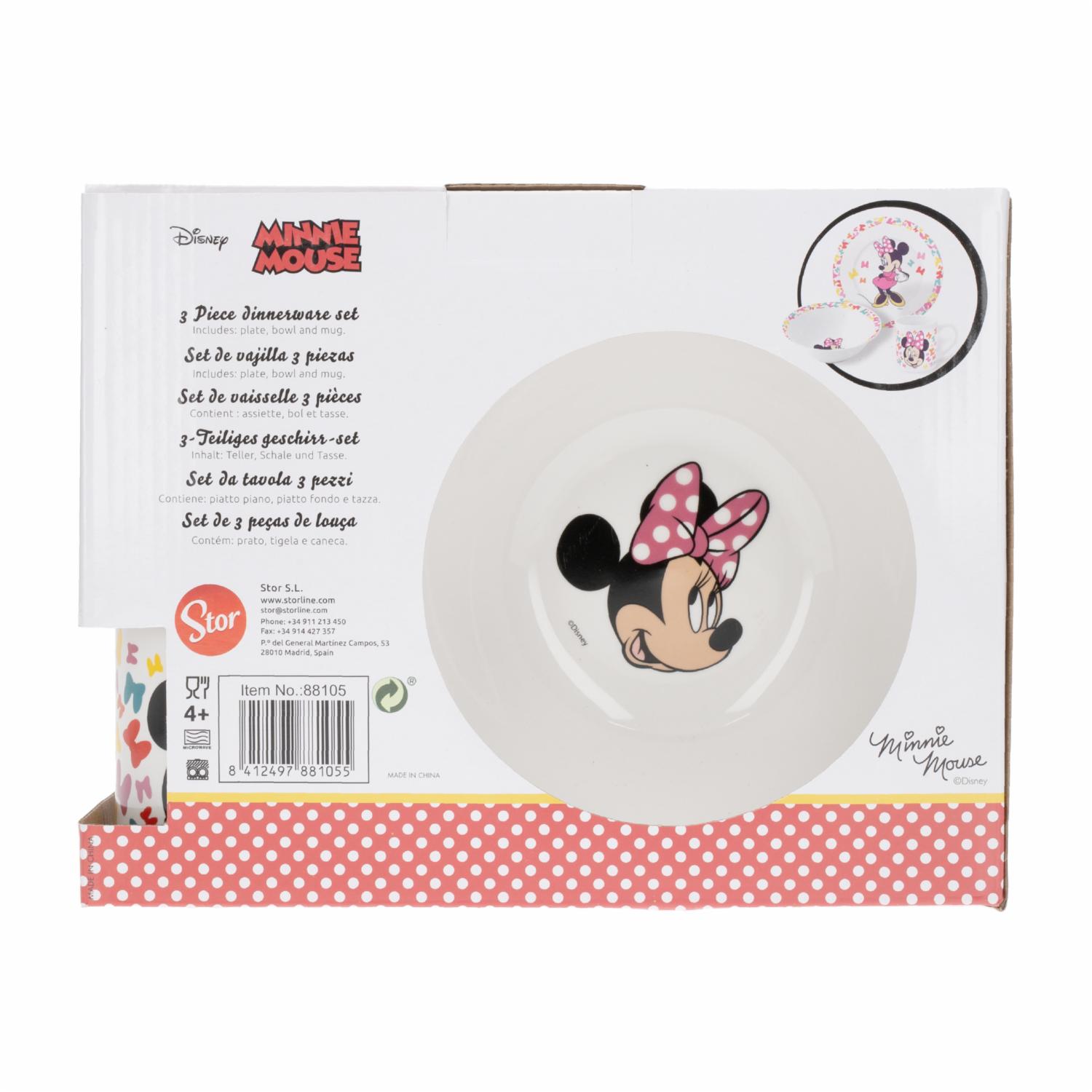 Set De Vajilla 3 Piezas Redonda STOR Minnie - Imagen 6