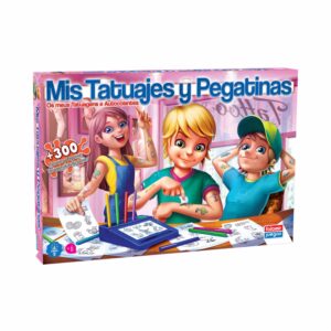 Juego Didáctico Mis Tatuajes Y Pegatinas FALOMIR 300 Stickers