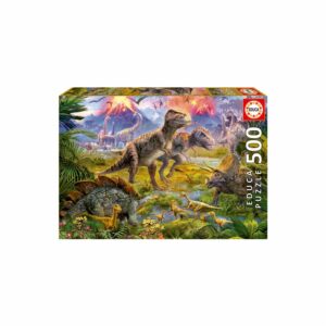 Rompecabezas Encuentro De Dinosaurios EDUCA 500 Piezas