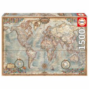 Rompecabezas Mapa Político EDUCA 1500 Piezas