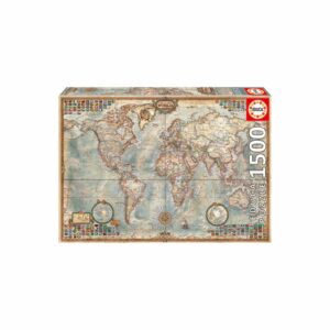 Rompecabezas Mapa Político EDUCA 1500 Piezas