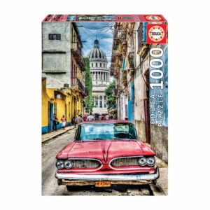 Rompecabezas Auto Clásico En La Habana Vieja EDUCA 1000 Piezas
