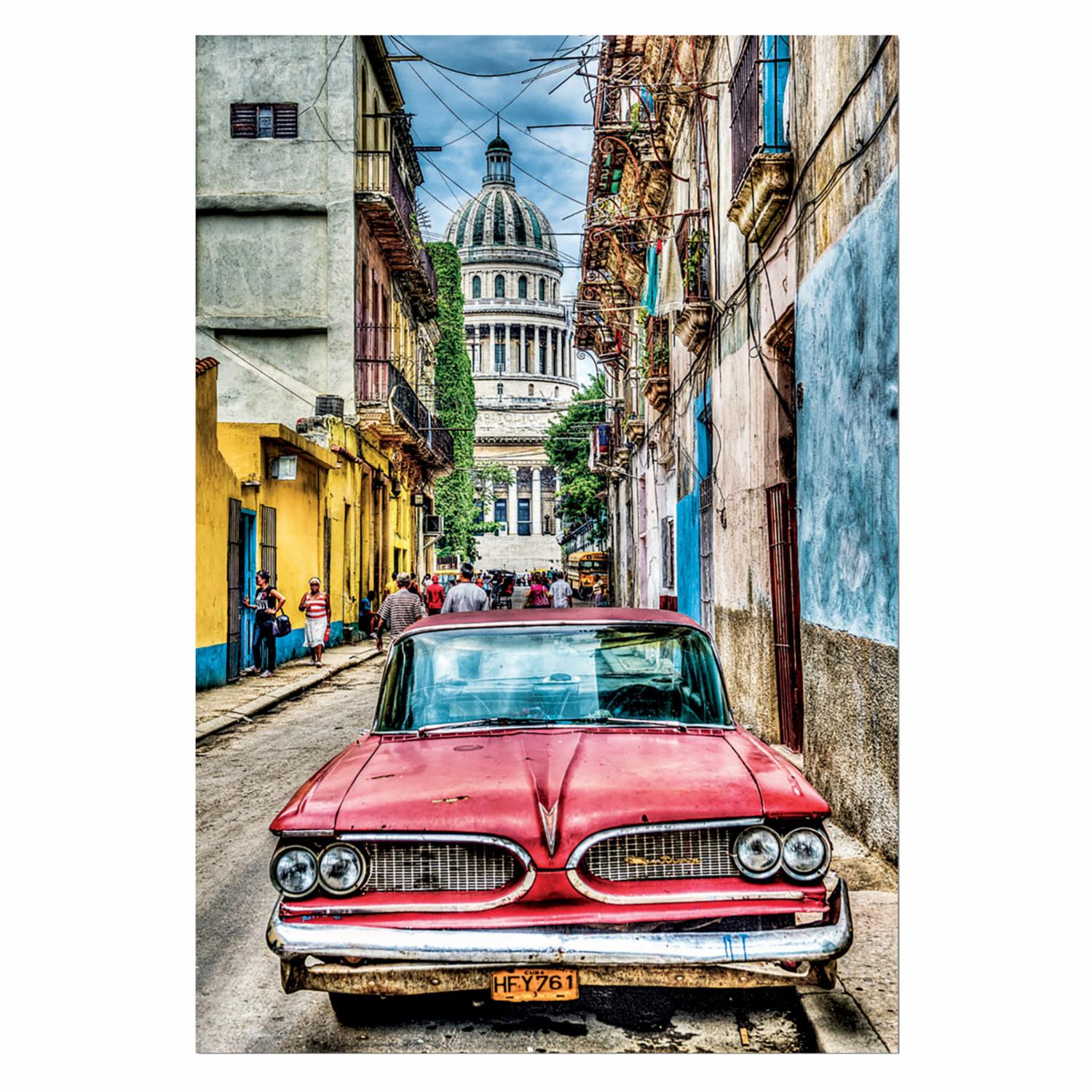 Rompecabezas Auto Clásico En La Habana Vieja EDUCA 1000 Piezas - Imagen 2