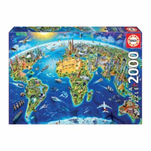 Rompecabezas Símbolos Del Mundo EDUCA 2000 Piezas