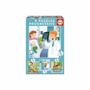 Rompecabezas Progresivo Quiero Ser EDUCA 4 Puzles