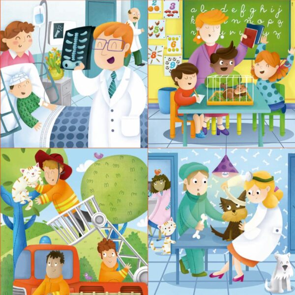 Rompecabezas Profesiones Educa X4 - Imagen 2