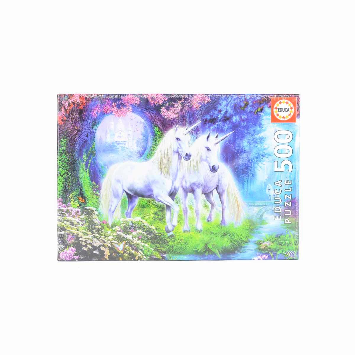 Rompecabezas Unicornios En El Bosque EDUCA 500 Piezas