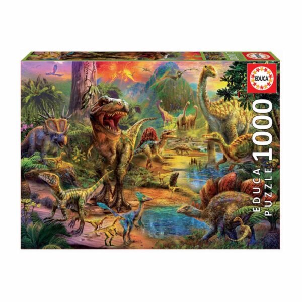 Rompecabezas Tierra De Dinosaurios EDUCA BORRAS 1000 Piezas