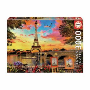 Rompecabezas Puesta De Sol En Paris EDUCA 3000 Piezas
