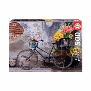 Rompecabezas Bicicleta Con Flores EDUCA 500 Piezas