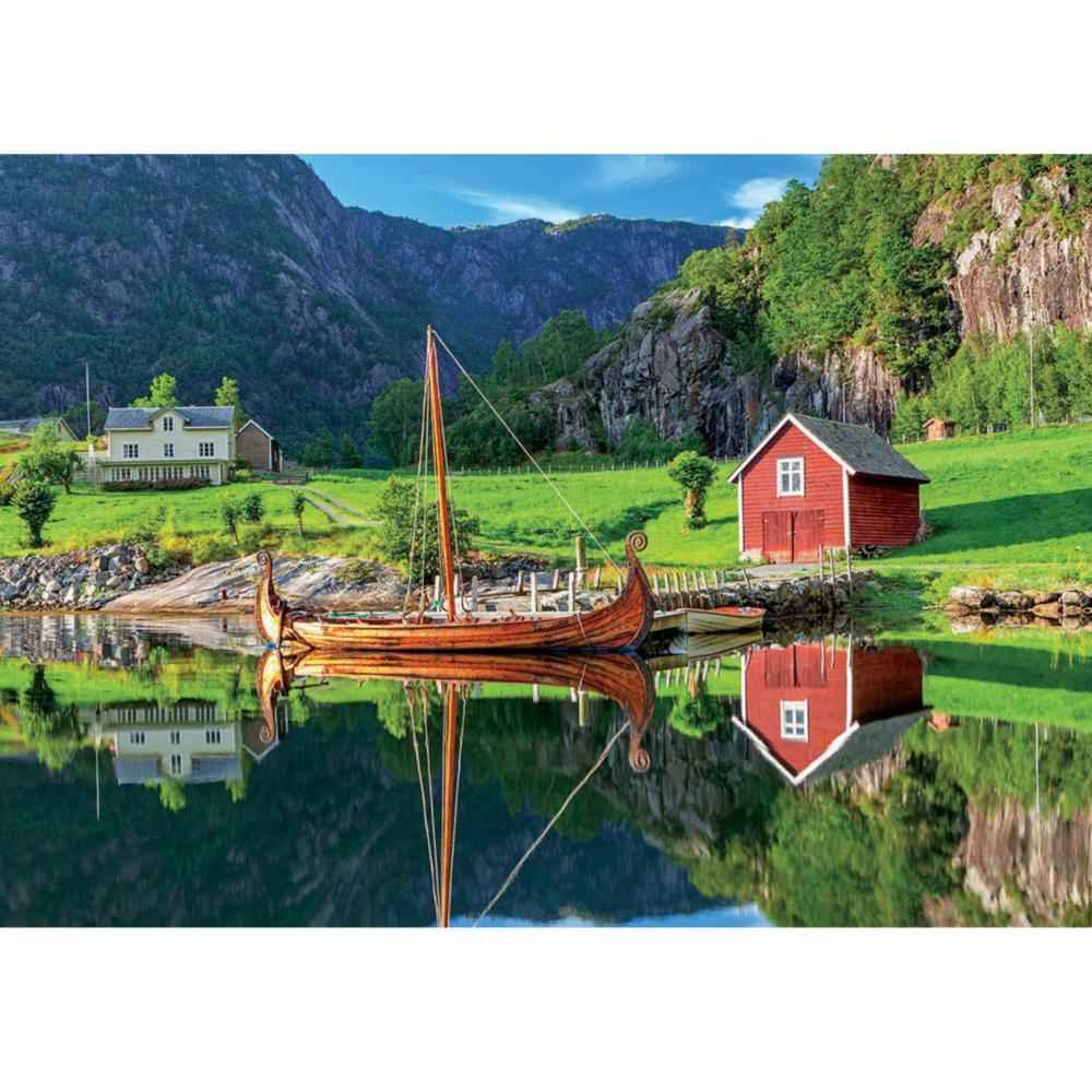 Rompecabezas Barco Vikingo EDUCA 1500 Piezas - Imagen 2