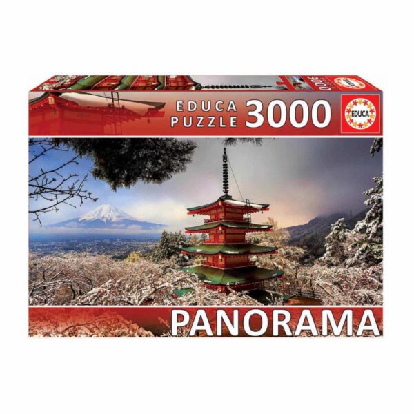Rompecabezas Monte Fuji Y Pagoda EDUCA 3000 Piezas