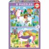 Rompecabezas Unicornios Y Hadas EDUCA BORRAS Incluye 20 Piezas