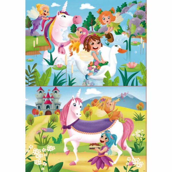 Rompecabezas Unicornios Y Hadas EDUCA BORRAS Incluye 20 Piezas - Imagen 2