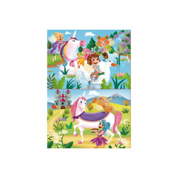 Rompecabezas Unicornios Y Hadas EDUCA 2 De 20 Piezas - Imagen 2
