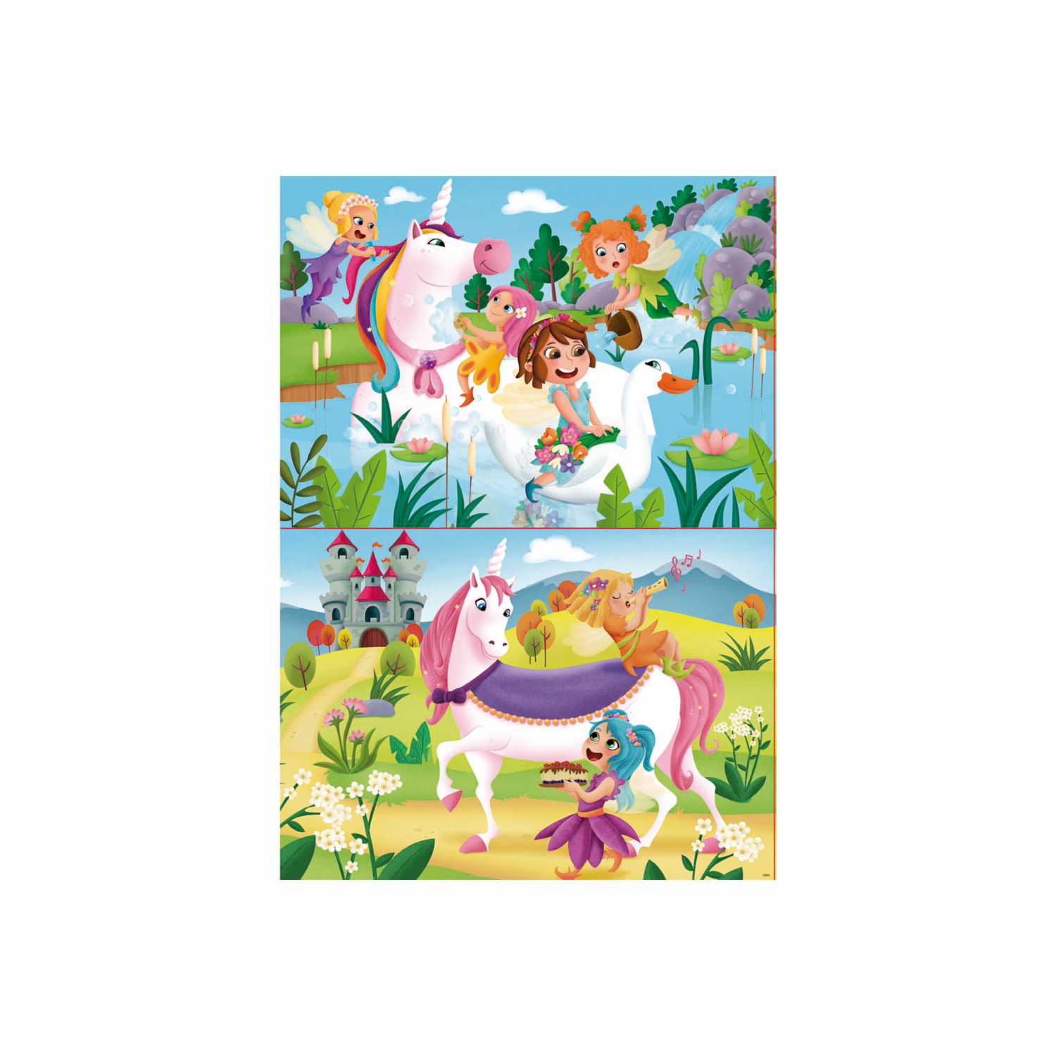 Rompecabezas Unicornios Y Hadas EDUCA 2 De 20 Piezas