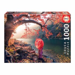 Rompecabezas Amanecer En El Rio Katsura, Japón EDUCA 1000 Piezas