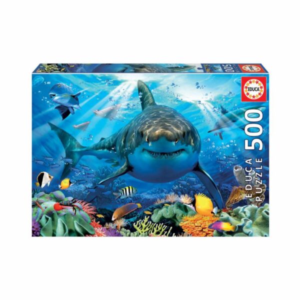 Rompecabezas Gran Tiburón Blanco EDUCA 500 Piezas