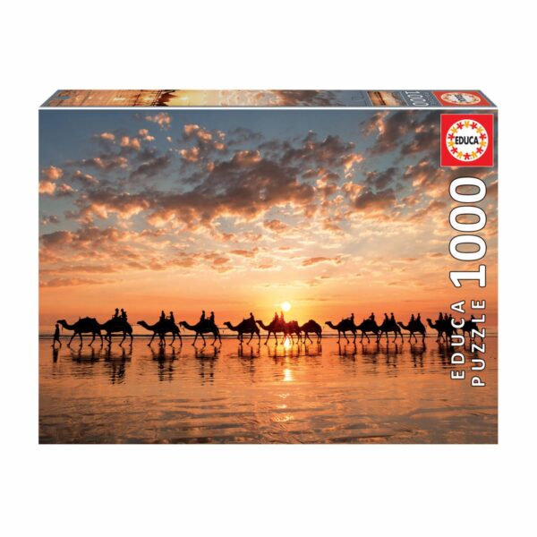 Rompecabezas Atardecer Dorado En Cable Beach, Australia EDUCA 1000 Piezas