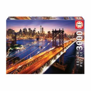 Rompecabezas Manhattan Al Atardecer EDUCA 3000 Piezas